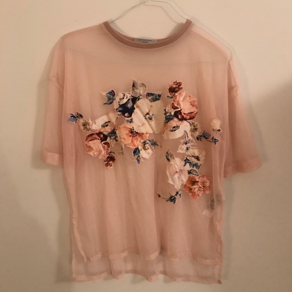 All Saints Tops - All Saints Mesh Top